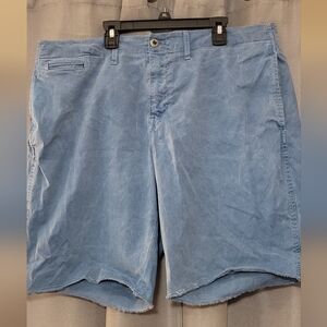 Paperbacks Light Blue Flat Front Shorts